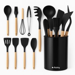 Kkkenredskaber i silikone 12 dele