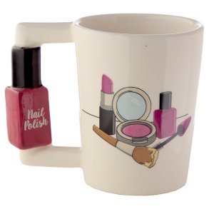 Kaffekrus med neglelak hank