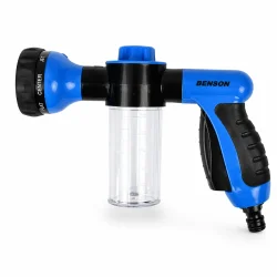 Skumsprayer til bilvask med 8 funktioner p� hvid baggrund