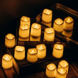 LED fyrfadslys 20 stk