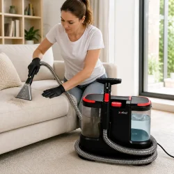 Sofa renser i brug til reng�ring af pletter og snavs p� stofsofa