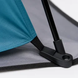 Strandtelt med UV-beskyttelse til b�rn med close-up af materiale og fiberglasstang