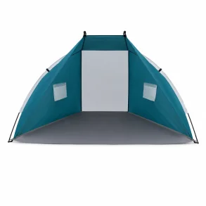 Strandtelt med UV-beskyttelse til b�rn vist som hero produktbillede p� hvid baggrund