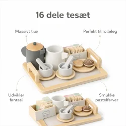 Tr� tes�t b�rn 16 dele med bakke og service funktioner og egenskaber