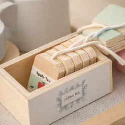 Tr� tes�t b�rn 16 dele med bakke og service tebreve i tr� detalje