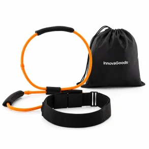 Tr�ningsb�nd med b�lte p� hvid baggrund til modstandstr�ning af ben og baller