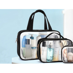 Gennemsigtig toilettaske st