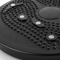 Makro close-up af Twister Board med skridsikker overflade, massagepunkter og magneter
