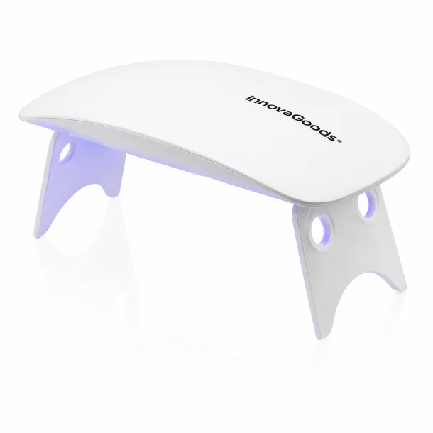 uv lampe til negle p� hvid baggrund mini neglelampe til gellak