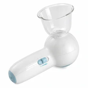 vakuum massageapparat mod appelsinhud p� hvid baggrund cellulite massager