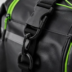 Makro close-up af Vandt�t Cykeltaske 65L til Bagageb�rer med slidst�rke sp�nder og vandt�t materiale