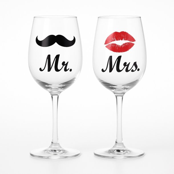 Mr &amp; Mrs vinglas st