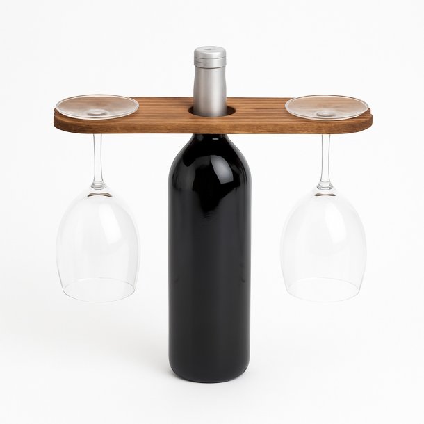 Vinholder til flaske &amp; glas